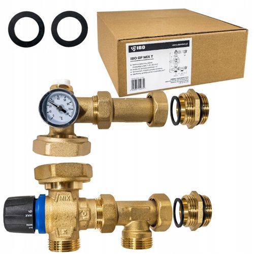 GRUPA POMPOWA MIESZAJĄCA DO ROZDZIELACZA PODŁOGÓWKI POMPA 25-60/130 20-43°C na Arena.pl