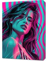 Obraz 50x70cm Neonowy Wzrok