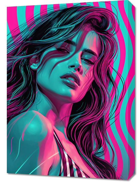 Obraz 50x70cm Neonowy Wzrok zdjęcie 1
