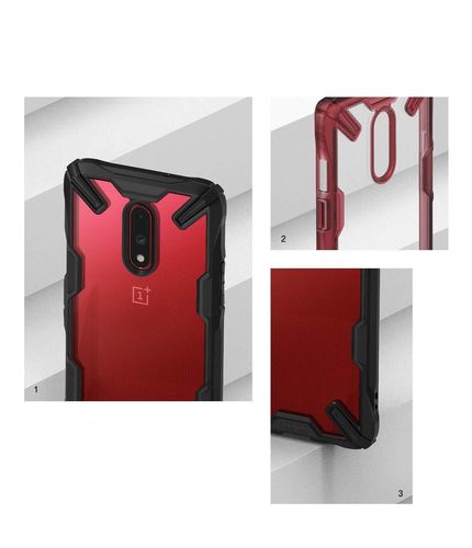 Etui Ringke Fusion-X OnePlus 7 Black na Arena.pl