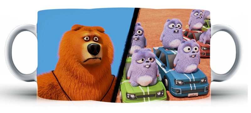 Kubek ceramiczny Grizzy i Lemingi zdjęcie 2