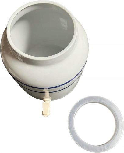 Ceramiczny Dystrybutor Wody ViO CD-02 - Niebieski Pasek Zestaw Basic na Arena.pl