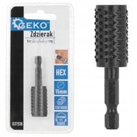 zdzierak - tarnik cylindryczny do drewna 15mm hex (50/250)