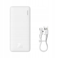 Powerbank Baseus Airpow 20W 10000mAh z kablem Baseus Simple Series USB-A -