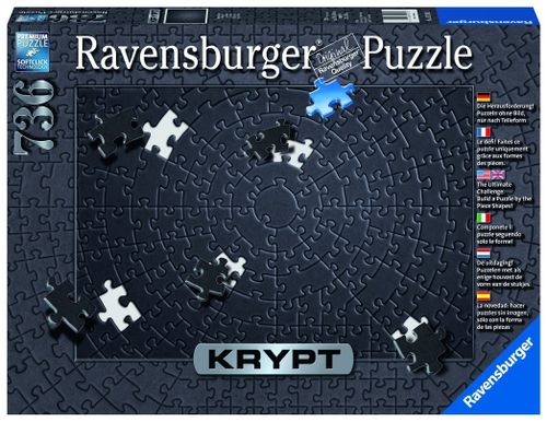 RAVENSBURGER PUZZLE 736 EL KRYPT CZARNE na Arena.pl