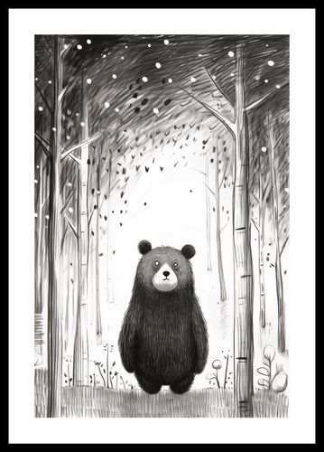 Plakat 30x45cm Ciekawski Miś na Arena.pl