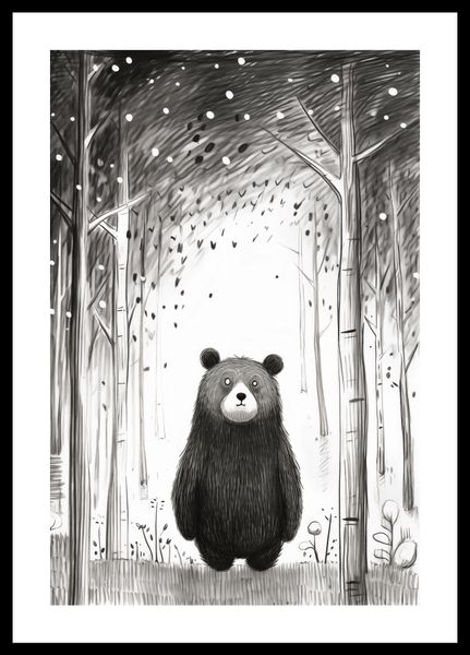 Plakat 30x45cm Ciekawski Miś zdjęcie 3