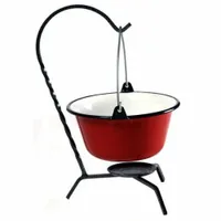 KOCIOŁEK WĘGIERSKI MINI PODGRZEWACZ EMALIOWANY 0,8