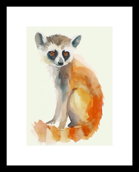 Plakat 13x18cm Lemurek zdjęcie 3