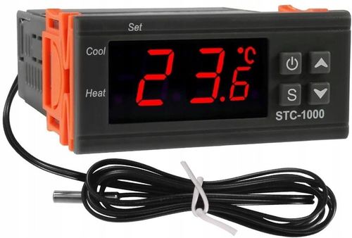 TERMOSTAT REGULATOR TEMPERATURY STEROWNIK ELEKTRONICZNY Z SONDĄ TP1 na Arena.pl