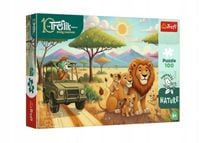 TREFL 16593 Puzzle 100 Lwy / Rodzina Treflików