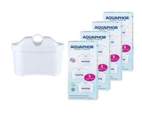 Wkład filtrujący Aquaphor Maxfor B25, zestaw 12 szt. na Arena.pl