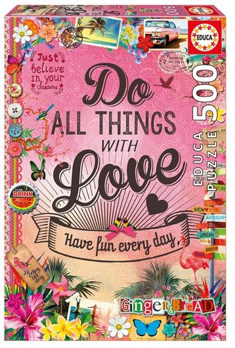 Educa 500 Elementów Do All The Things With Love Gingerbread na Arena.pl