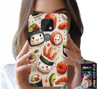ETUI DO MOTOROLA MOTO E7 PLUS - SŁODKIE UŚMIECHNIĘTE SUSHI OBUDOWA CASE