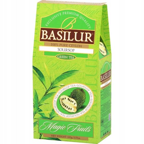 Herbata zielona liściasta GRAVIOLA FLASZOWIEC KIWI Basilur Soursop - 100 g na Arena.pl