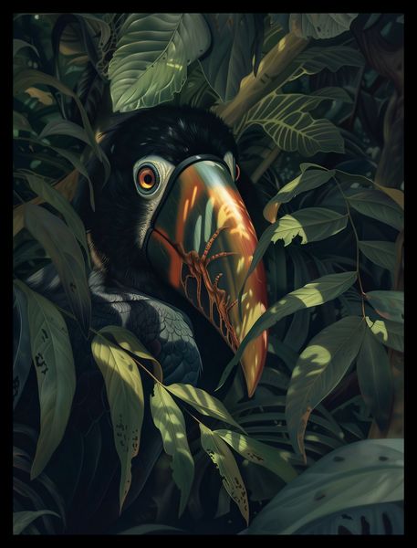 Plakat 30x40cm Skryty Tukan zdjęcie 2