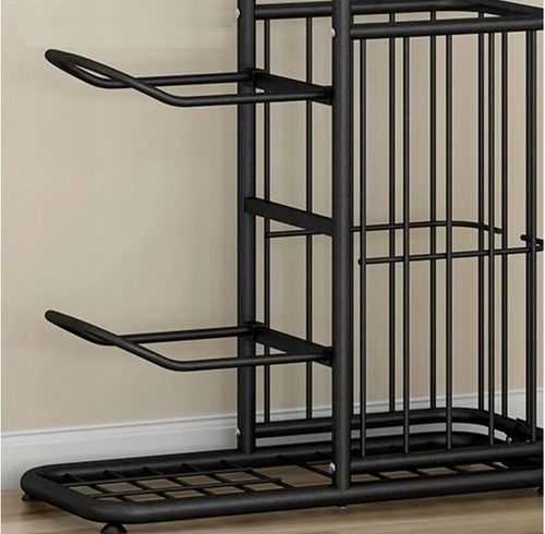 STOJAK NA PIŁKI NA 5 PIŁEK Z KOSZEM - piłka nożna, UCHWYT ORGANIZER prezent na Arena.pl