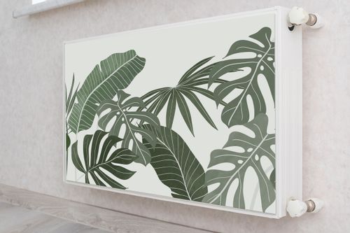 Osłona MAGNETYCZNA Kaloryfera Tropikalne Liście Rośliny 110cm x 60cm na Arena.pl