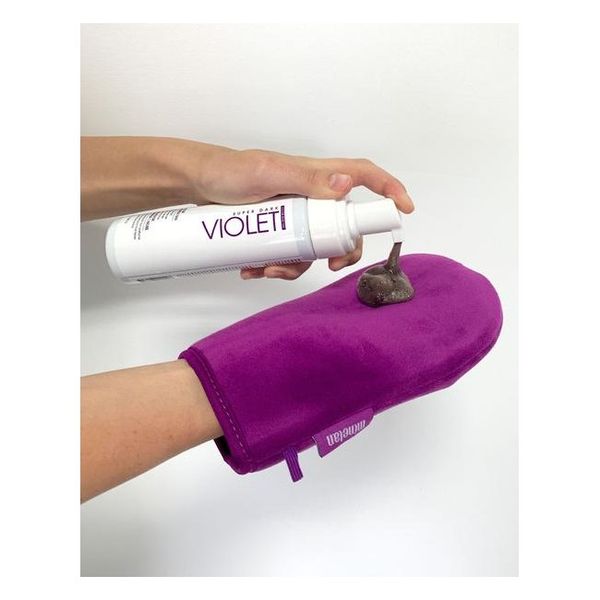 MineTan Violet Pianka Samoopalająca + Rękawica zdjęcie 4