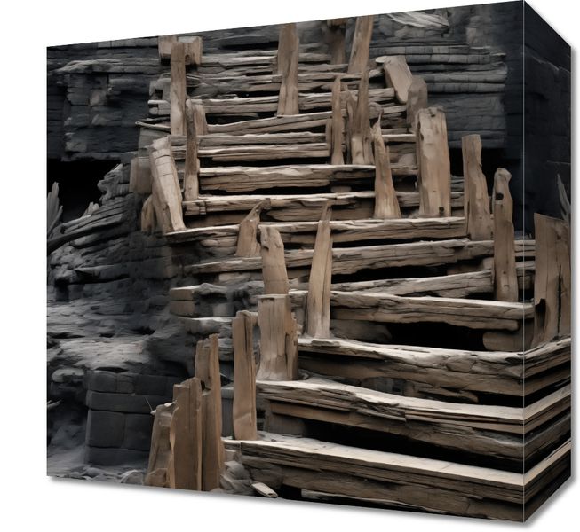 Obraz 30x30cm Schody do Nieznanego zdjęcie 1