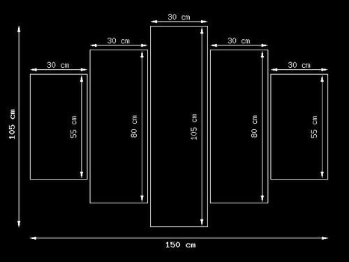 105CM 150CM OBRAZ 5 ELEM ZIELONE DMUCHAWCE 4 DRUK na Arena.pl