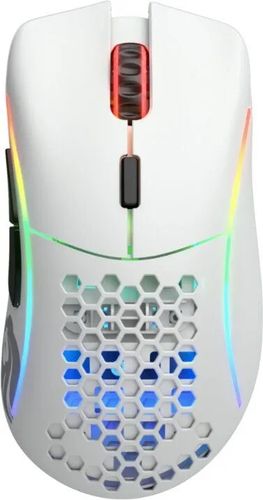 Mysz gamingowa Glorious Model D Wireless Mat 19000 dpi USB/Bluetooth Biała na Arena.pl