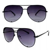Okulary PRZECIWSŁONECZNE Z POLARYZACJĄ Duże Pilotki Aviatory FILTR UV400