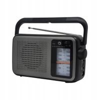 Radio MANTA San Remo MARDI919BK Analogowe Przenośne Czarno-szary