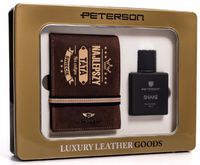 Zestaw PORTFEL+PERFUMY skóra DLA TATY dzień ojca