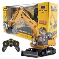 Zdalnie Sterowana Koparka Spychacz RC 2w1 1:16 Duża Mocna RTR Huina 1531