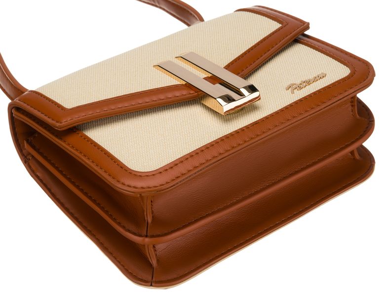 torba damska ptn dalia-1245 ecru-brown zdjęcie 7