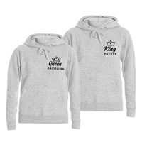 Bluzy dla par z kapturem NADRUK queen king M L