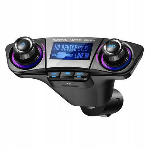 TRANSMITER FM BLUETOOTH 5.0 SD ŁADOWARKA USB LCD na Arena.pl