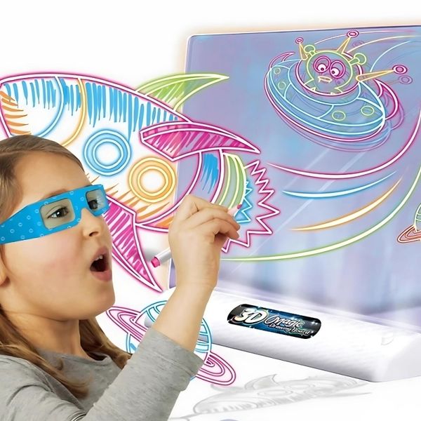 WOOPIE Magiczna Tablica 3D Podświetlenie LED do Rysowania zdjęcie 2