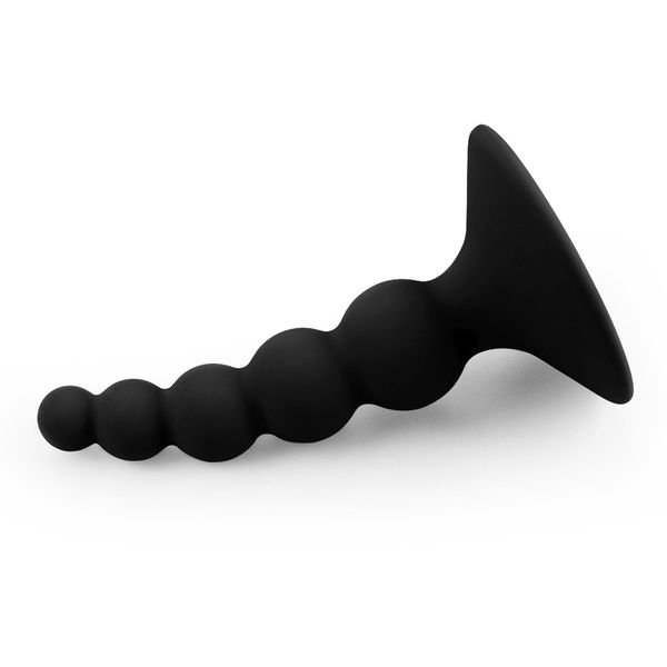 Lure Me Beaded Anal Plug Black zdjęcie 4