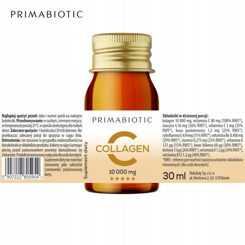 KOLAGEN COLLAGEN PRIMABIOTIC 30 x 30 ml na Arena.pl