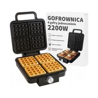 GOFROWNICA 2200W 4 GOFRY JEDNOCZEŚNIE MOCNA SZYBKA NIEZAWODNA In_Stock