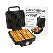 GOFROWNICA 2200W 4 GOFRY JEDNOCZEŚNIE MOCNA SZYBKA NIEZAWODNA In_Stock