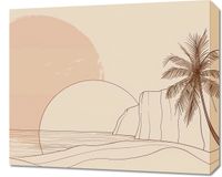 Obraz 60x50cm Szept Tropików