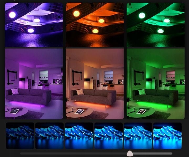 Taśma LED 7.5M RGB 5050 WiFi PILOT APLIKACJA TUYA zdjęcie 14