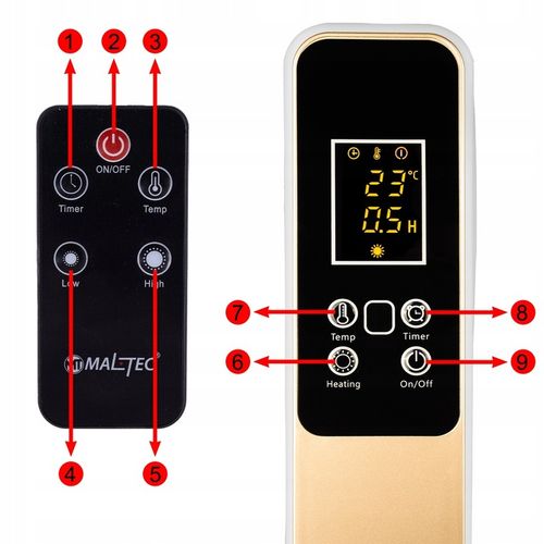 GRZEJNIK ELEKTRYCZNY NA PODCZERWIEŃ KONWEKTOR ENERGOOSZCZĘDNY TIMER na Arena.pl