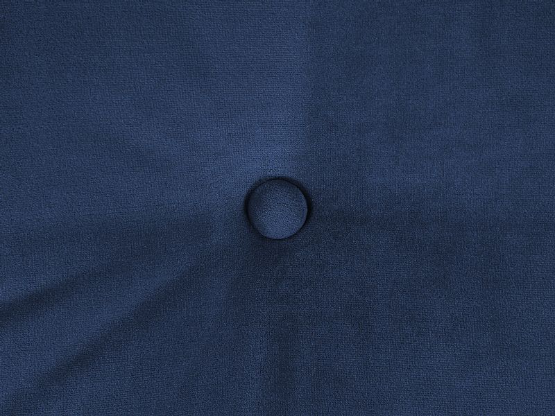 Sofa 3-osobowa welurowa niebieska LENVIK zdjęcie 8