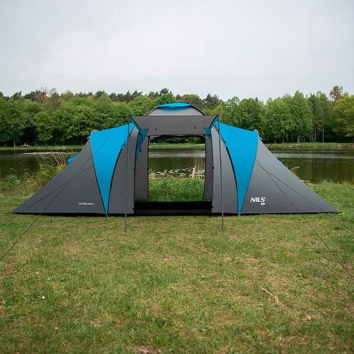 NILS Namiot Turystyczny Kempingowy 6 Osobowy Wodoodporny + Pokrowiec na Arena.pl