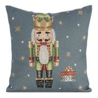 Poszewka dekoracyjna 45x45 cm Dziadek do orzechów motyw