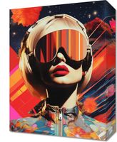 Obraz 30x40cm Retrofuturystyczna Muza