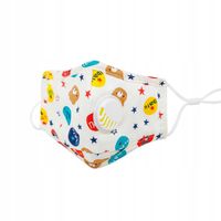 DLA DZIECI Maska MISIE +3x FILTR WĘGIEL PM 2.5