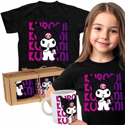 ZESTAW KOSZULKA KUBEK IMIĘ KUROMI ONEGAI MY MELODY PREZENT URODZINY MIKOŁAJ na Arena.pl