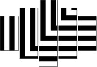 105CM 150CM OBRAZ 5 ELEM GEOMETRIA C DRUK