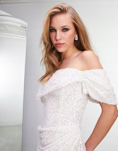 Asos Edition vtl CEKINY ŚLUBNA SUKNIA CECILIA S XXK na Arena.pl