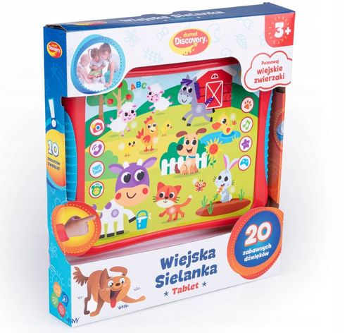 Dumel TABLET WIEJSKA SIELANKA QUIZ ZWIERZĘTA PL 3+ na Arena.pl